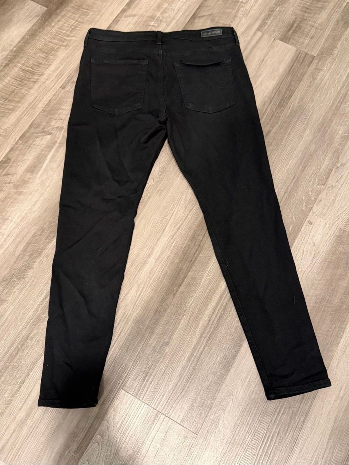 Farrah Skinny Jean Mid-Rise Skinny Super Black Size 31 R