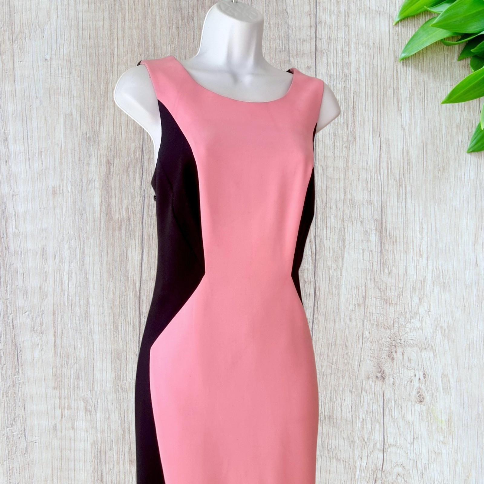 Debenhams Ltd. Ed color block shift / pencil dress, size UK 12, wedding / formal