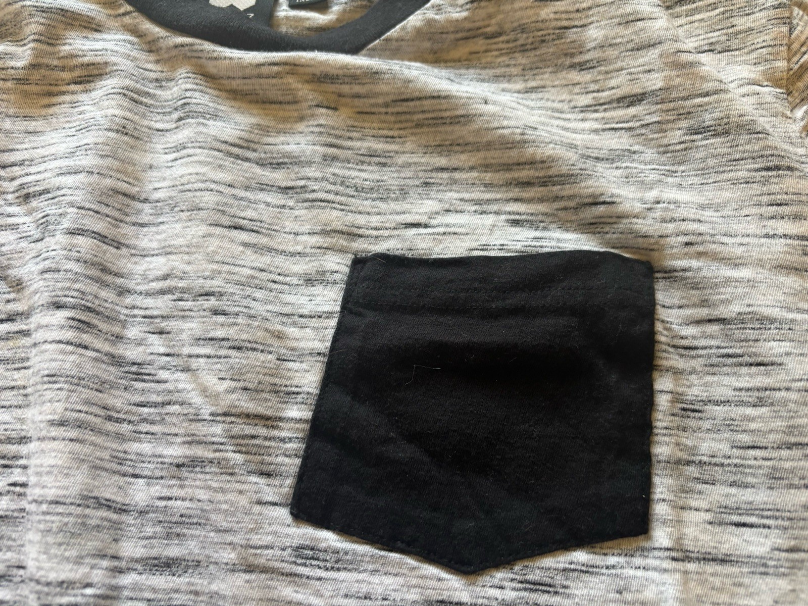 Men’s WXYZ Pocket Tee Medium Gray Designer Cruise Wear Short Sleeve Shirt