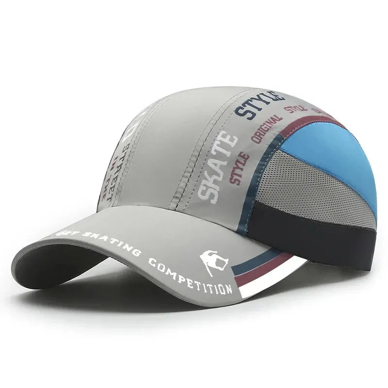 Quick Dry Baseball Cap Men Women Outdoor Sports Adjustable Sun Hats