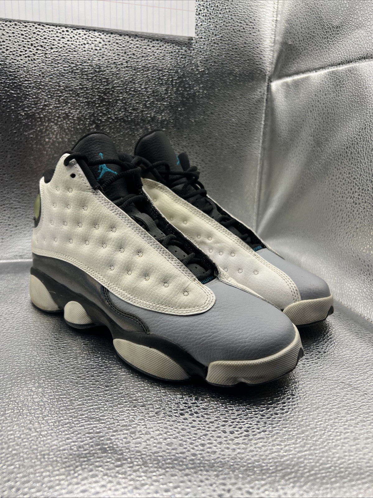 Nike Air Jordan 13 XIII Retro BG Birmingham Barons US Size 6.5Y 414574-115 Shoes