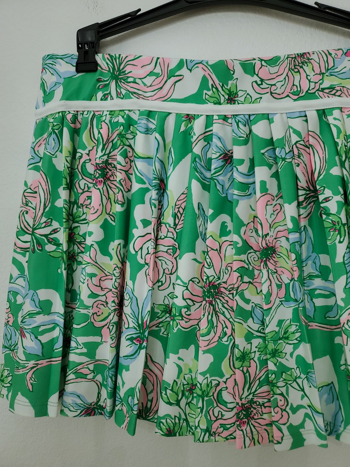 Lilly Pulitzer Women’s Bacio Skort UPF 50+ Spearmint Blossom Views Medium