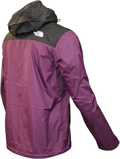 The North Face Venture 2 Rain Jacket Men XL Purple Dryvent Full Zip Hooded LW641