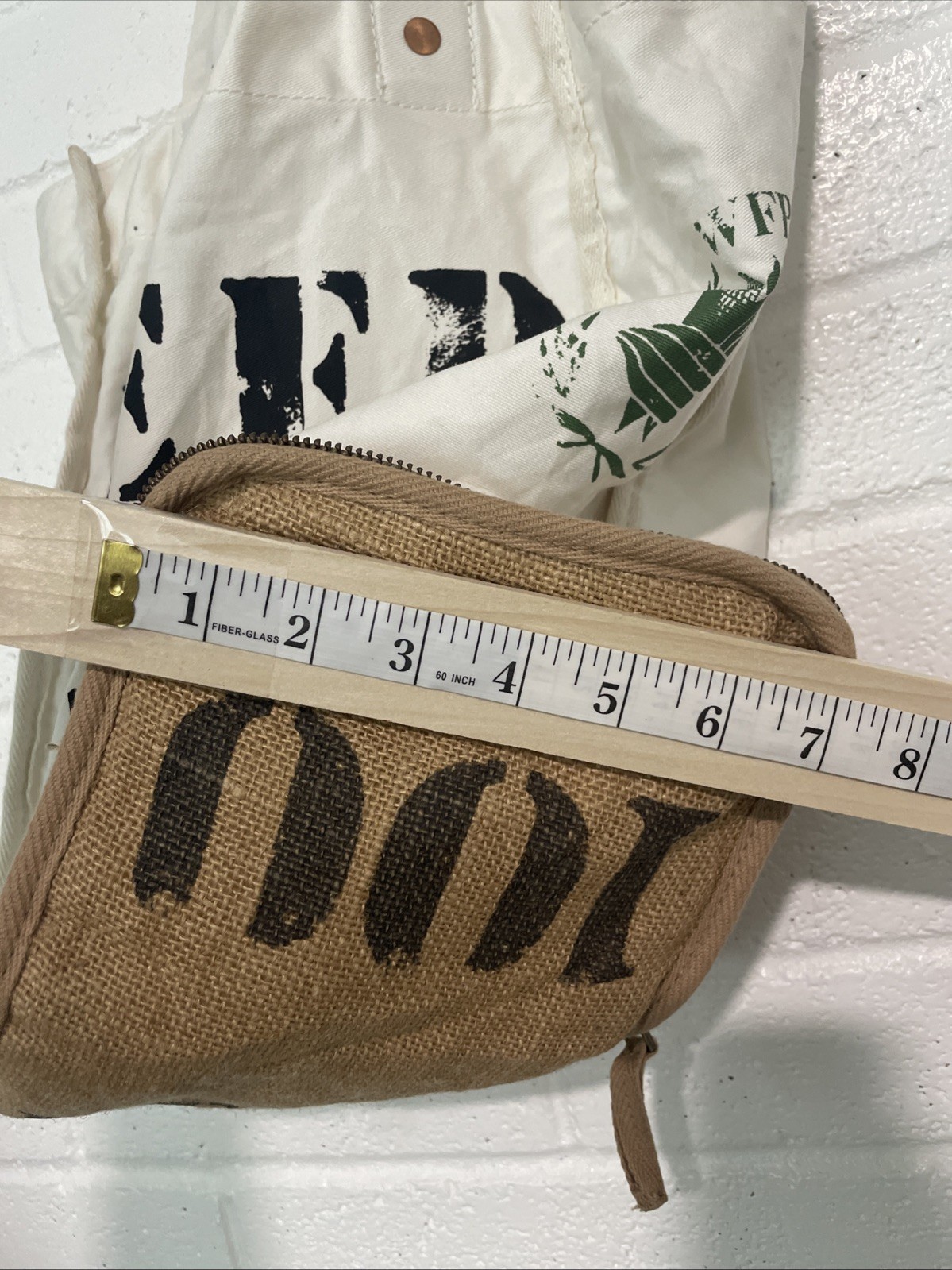 Feed 100 Children of the World Convertible Re-Usable Cotton Tote Burlap Bag