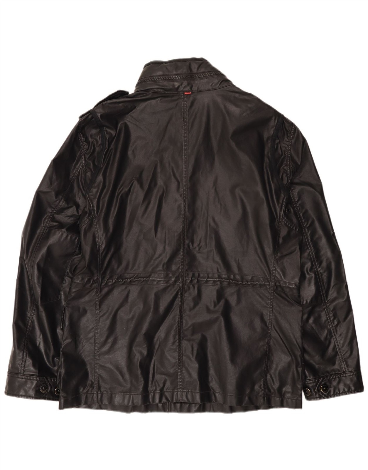 Strellson Mens Hooded Military Jacket UK 42 XL Black AQ01