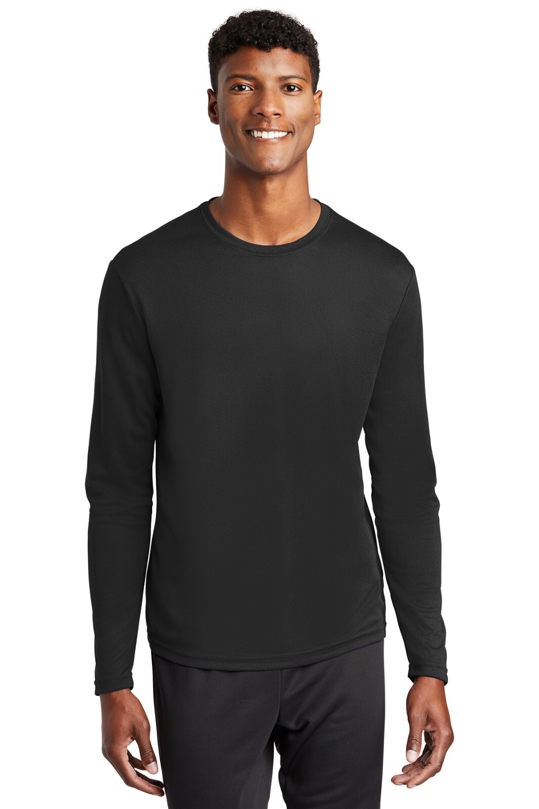 Sport-Tek Men’s Dry-Fit RacerMesh Moisture Wicking Long Sleeve T-Shirt ST340LS
