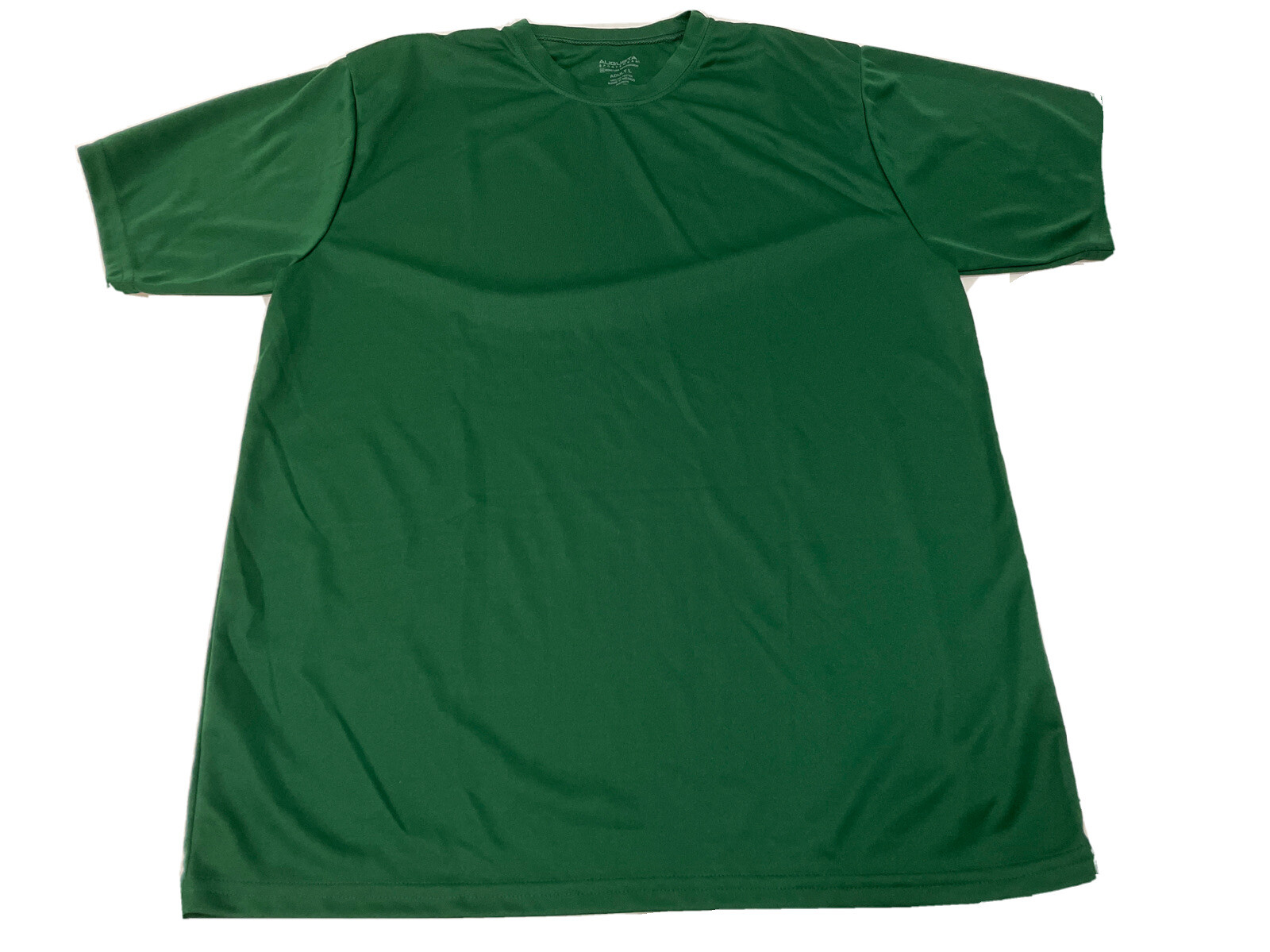 Augusta Sportswear Adult Short Sleeve Crew Neck Dark Green Size Large