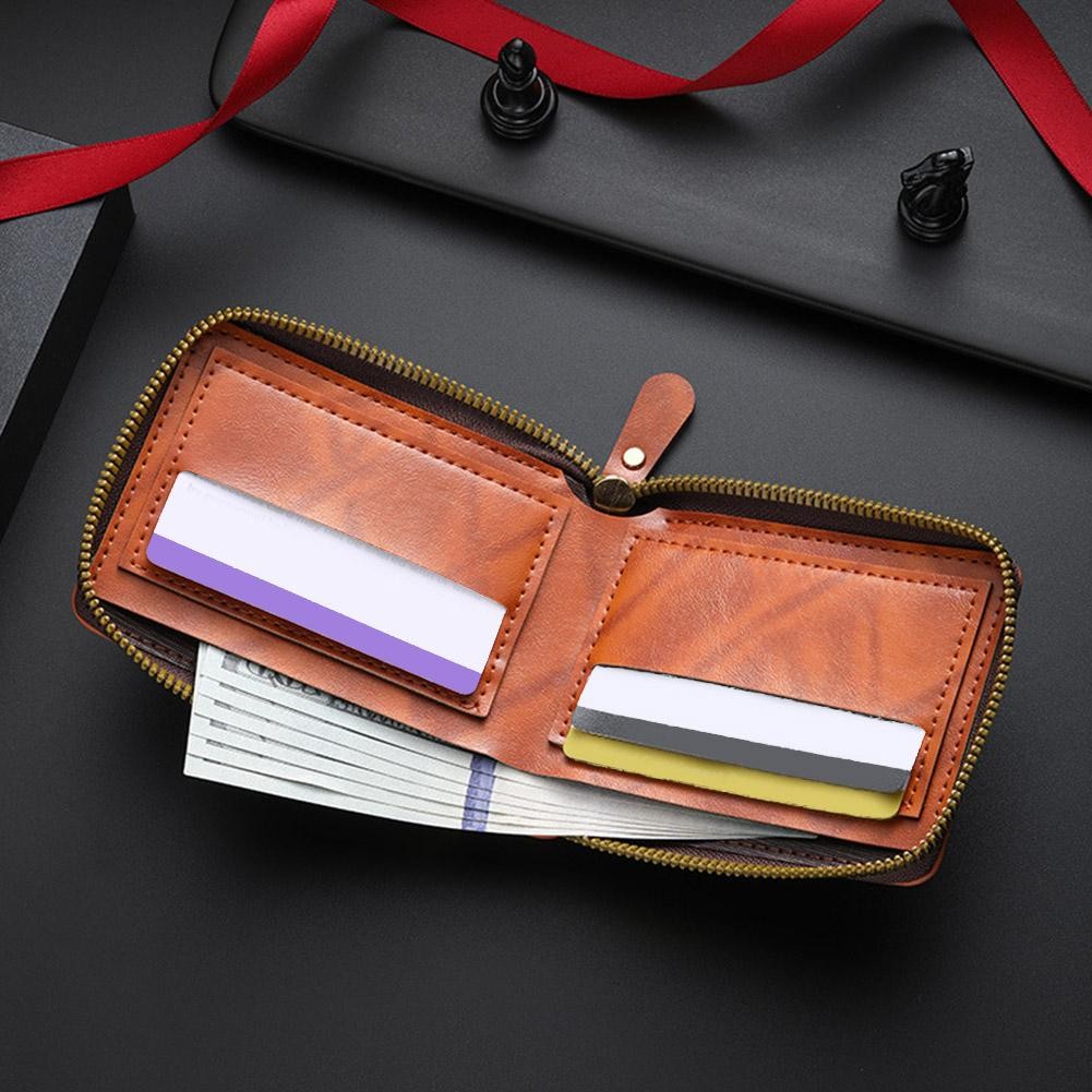 Men’s Wallets with 100 US Dollar Pattern Hasp Male Leather Wallet with Zipper