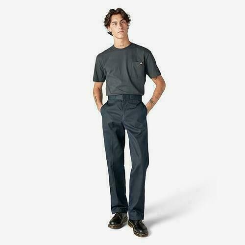 Dickies Men’s Original 874 Navy Denim Work Pants Jeans, 34W x 32