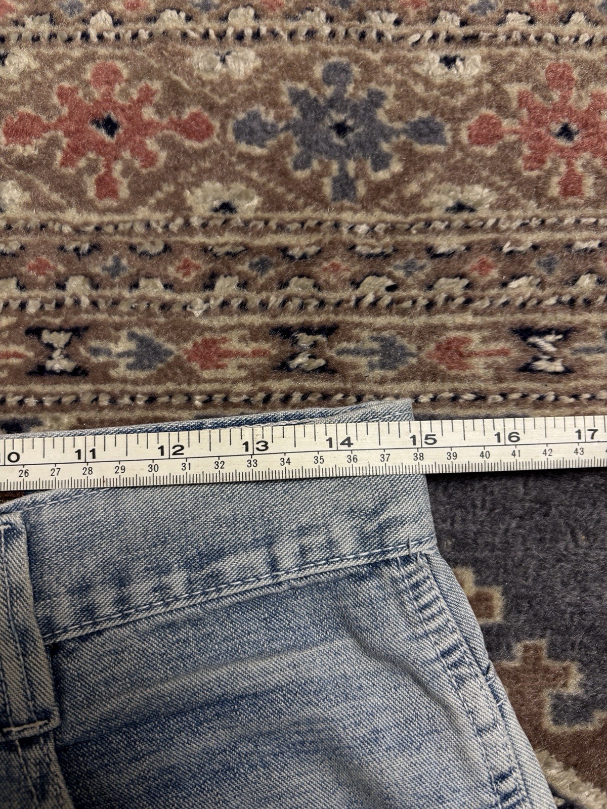 Maxon Baggy Cargo Jeans Y2K Vintage Wide Leg Light Wash Denim L