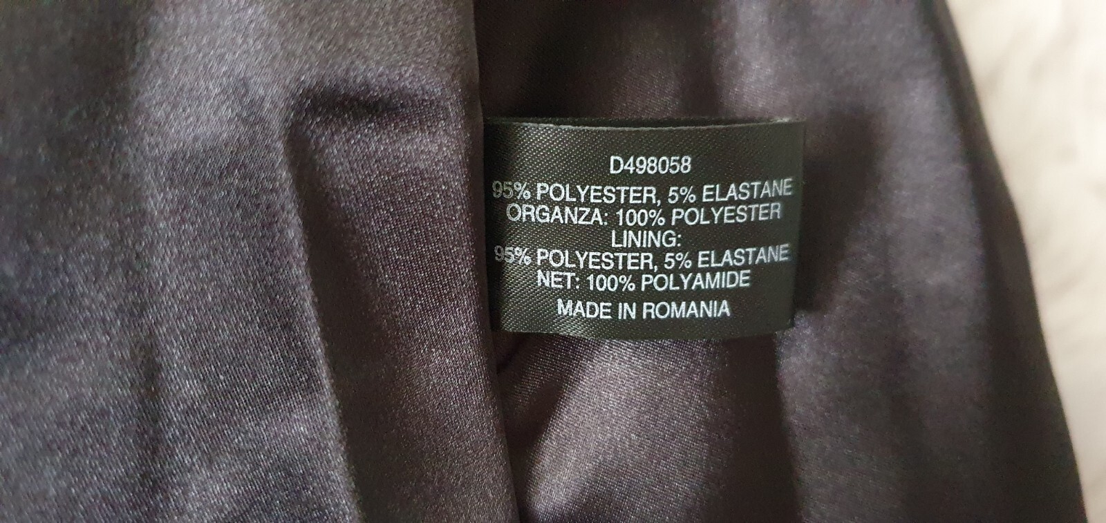 Untold Rose Placement Black Multi Volume Lined skirt size 8