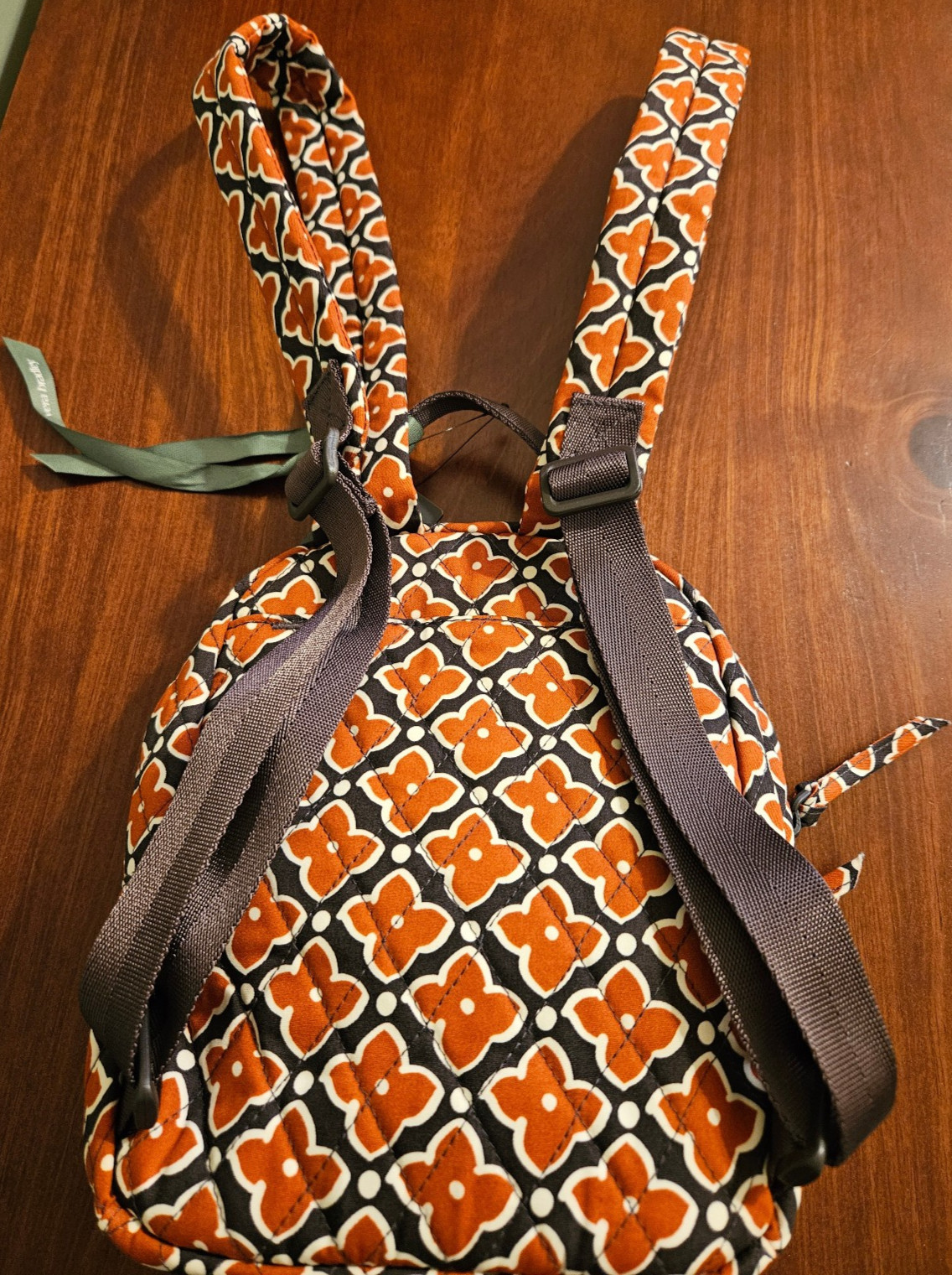 Vera Bradley Mini Banbury Backpack, Moorish, Brown Print, NEW with tags
