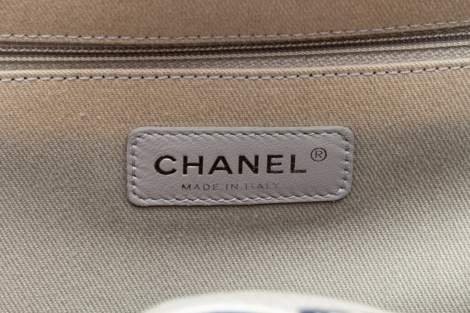 Chanel Deauville Large Navy Blue Caviar Leather Shopping Tote 16P A93258
