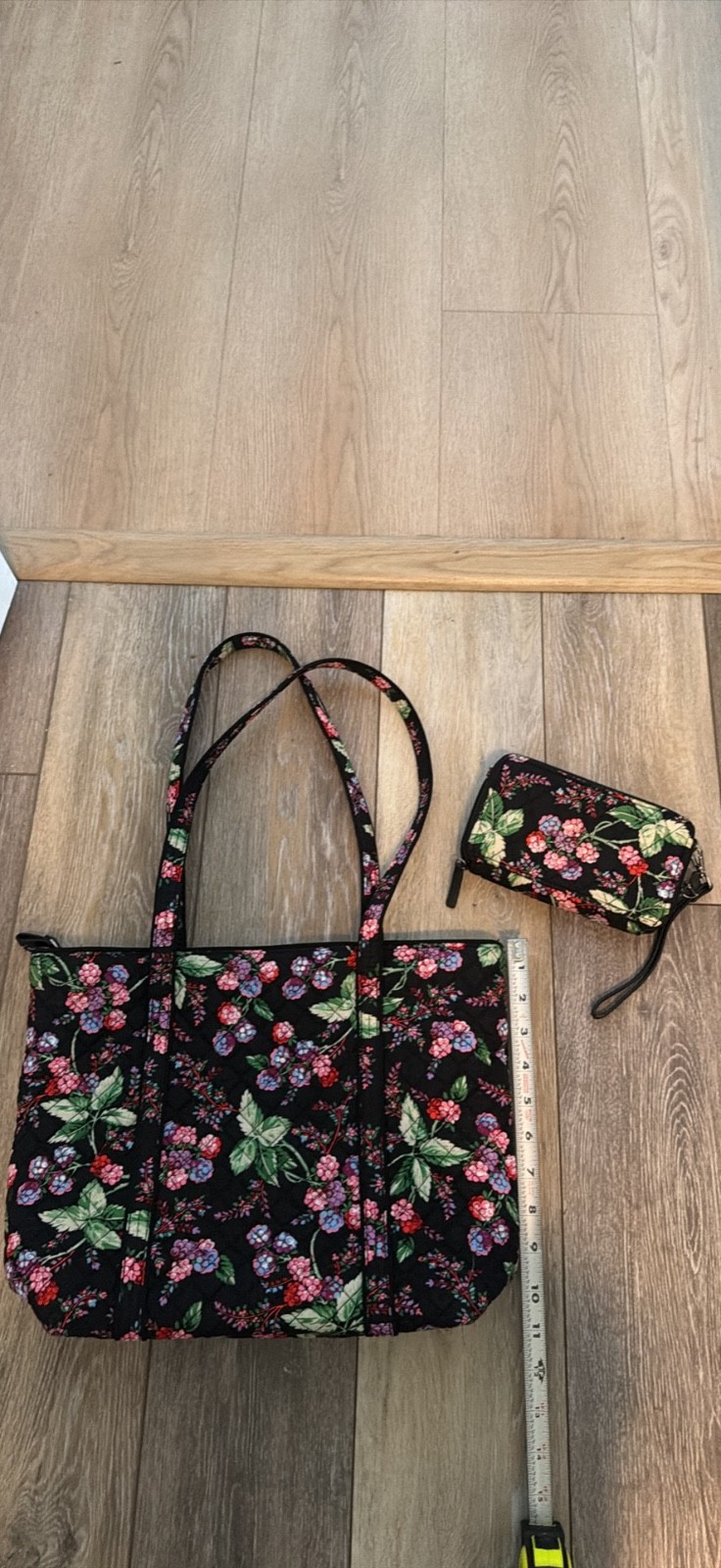 Vera Bradley Winter Berry tote and wallet