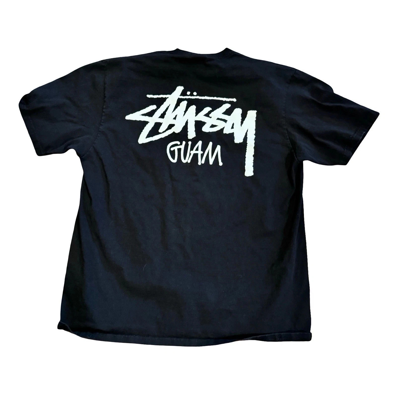 Skateboard Graphic Tee Style Guam Inspired Black Men Front prin