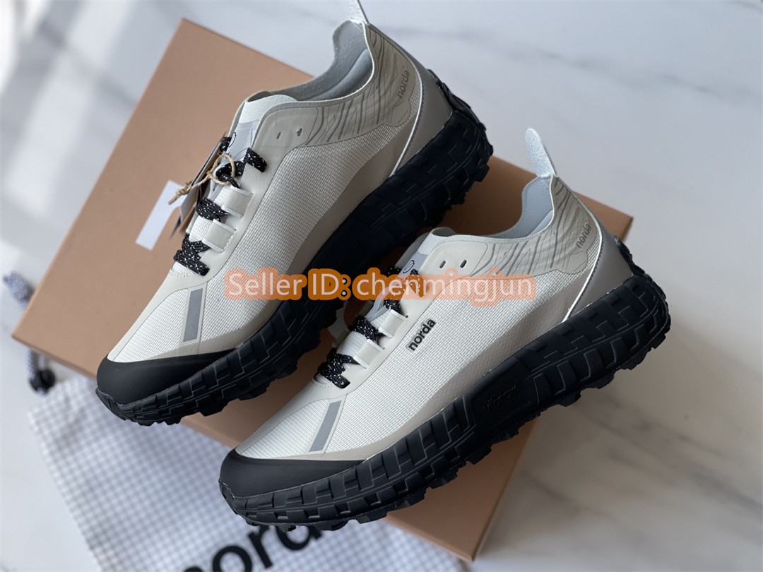 NORDA 001 Dyneema Beige Gray Unisex Sneakers