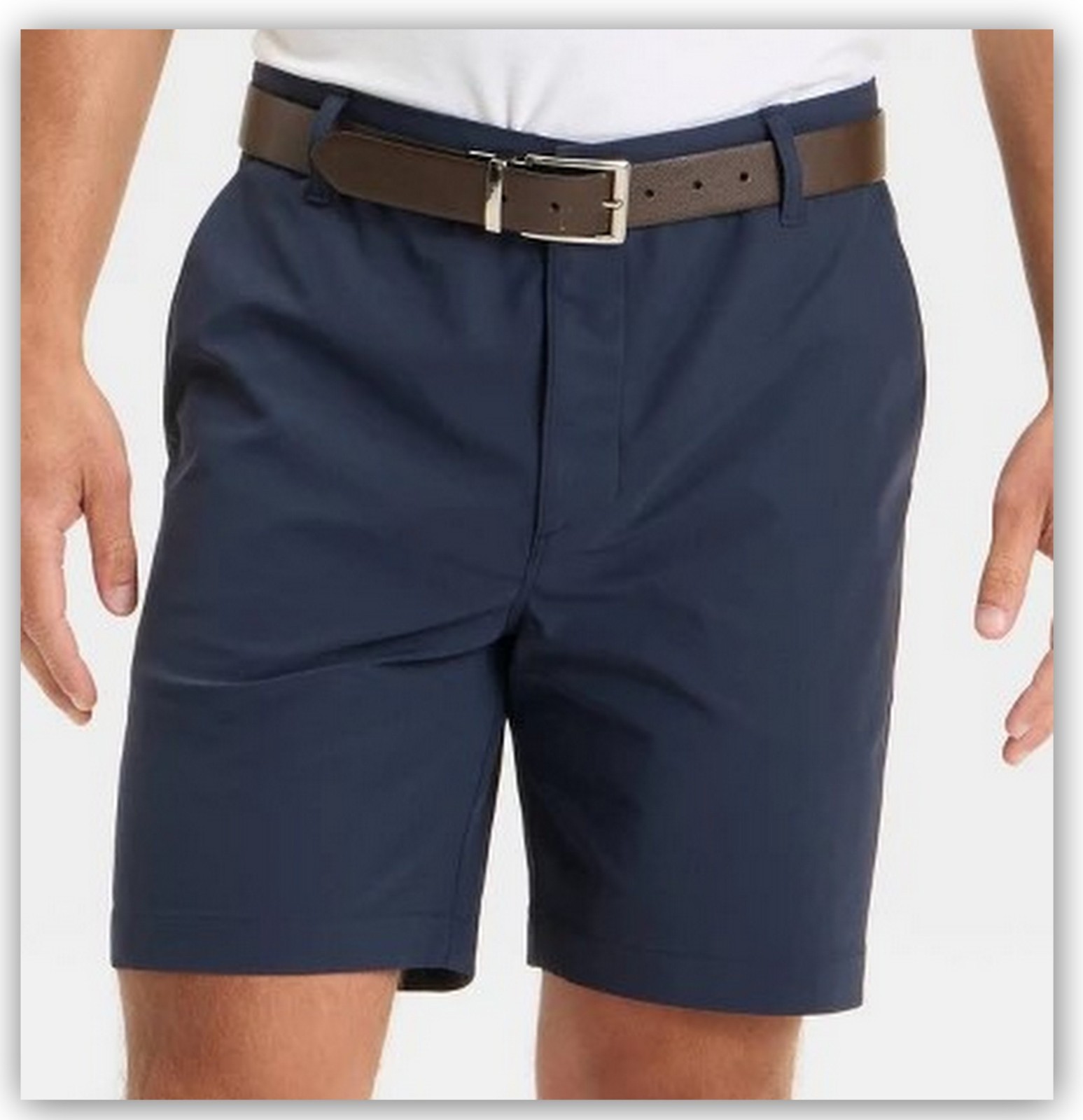 360 Lifestyle GOLF Short All in Motion NAVY KHAKI BLACK 2 Zip Pockets 32” – 40”