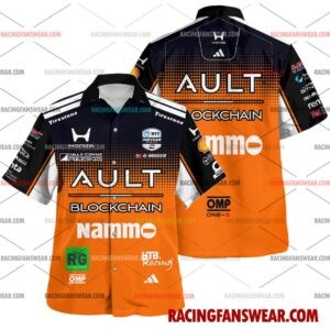Dennis Hauger IndyCar Racing 2026 Apparel Clothes Hawaiian Polo Shirts