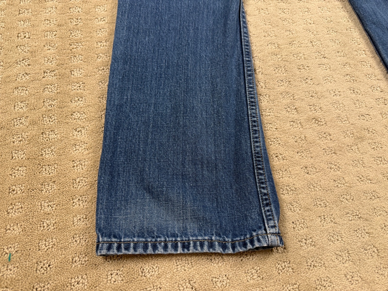 Men’s Levi’s 527 Bootcut Western Red Tab Blue Jeans Patchless 32×28 #1096