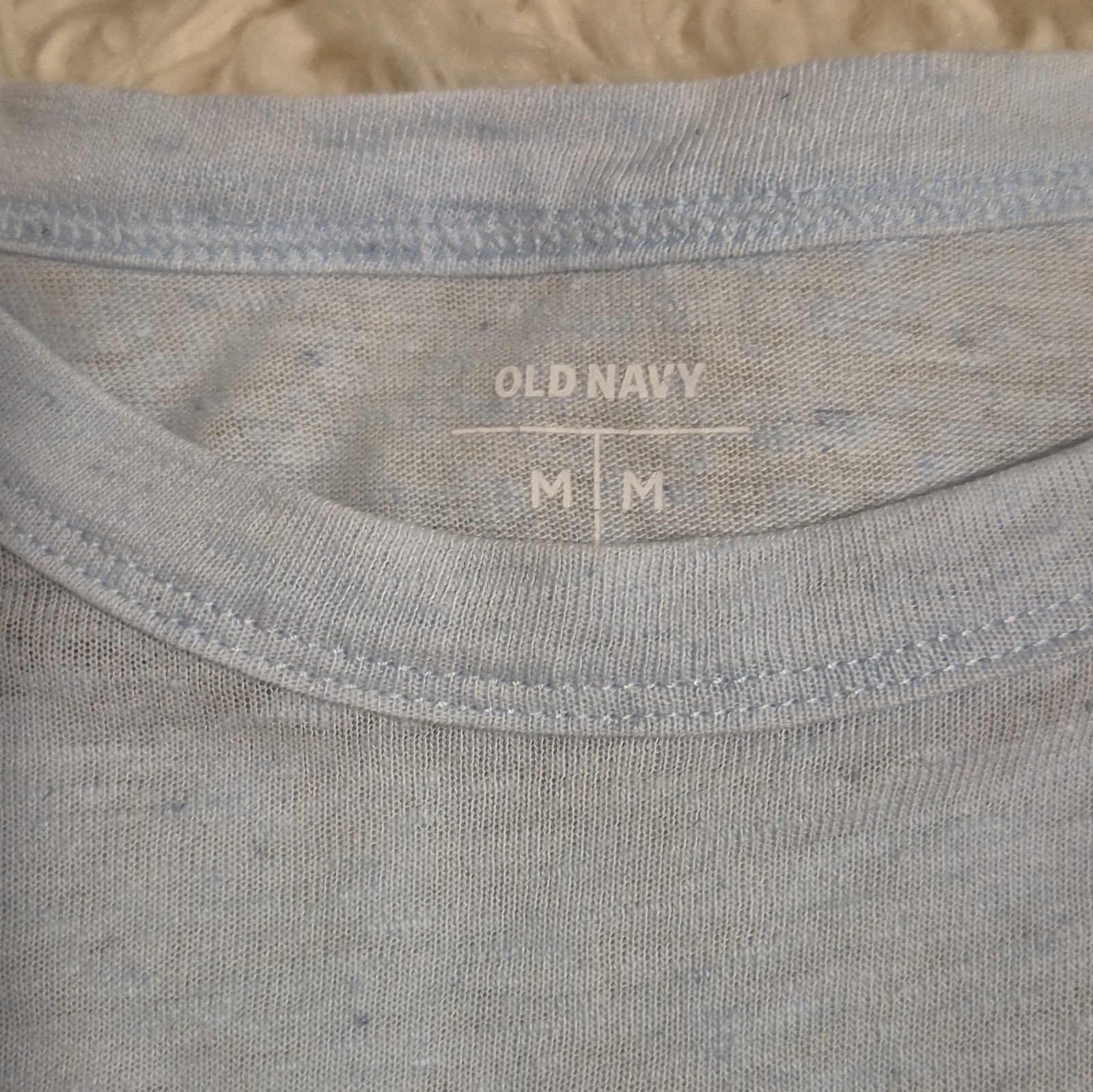 Old Navy Women’s Blue Cotton Knit Crew Neck Sleeveless Tank Top Size M