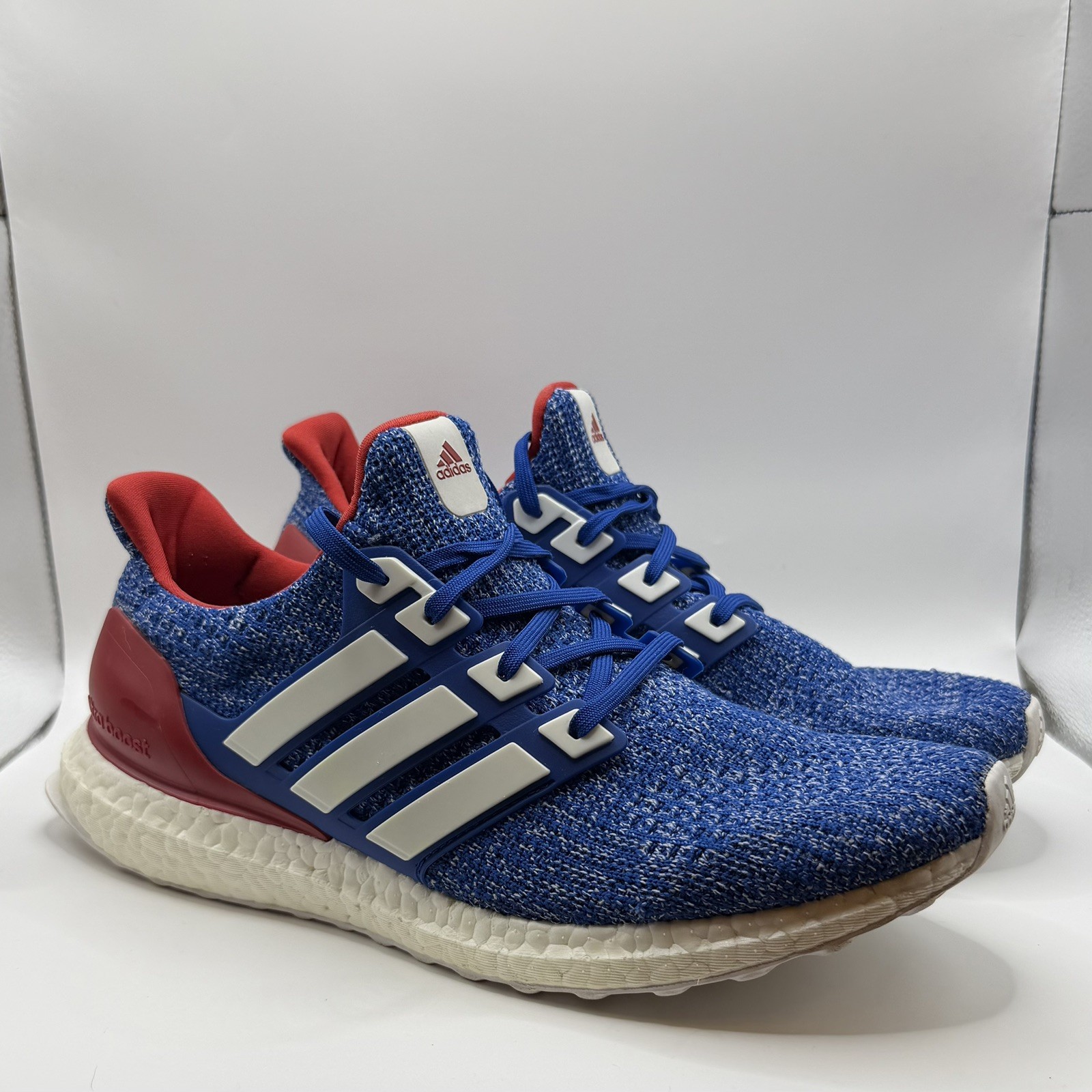 Adidas UltraBoost 4.0 Men’s Size 10 USA Red White Blue Athletic Shoes