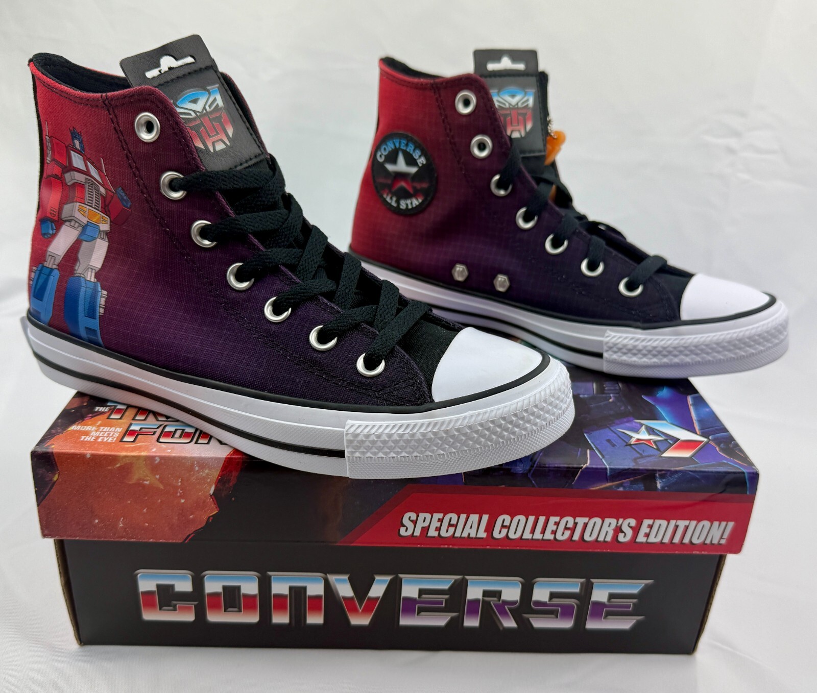 Converse Transformers Optimus Prime Chuck Taylor CTAS HI A11659C Mens sz NIB