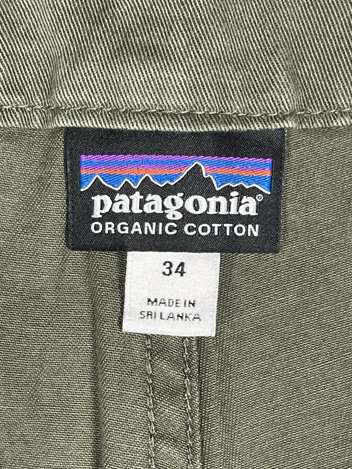 Patagonia Four Canyons Twill Green Straight Leg Pants – Men Size 34 X 33