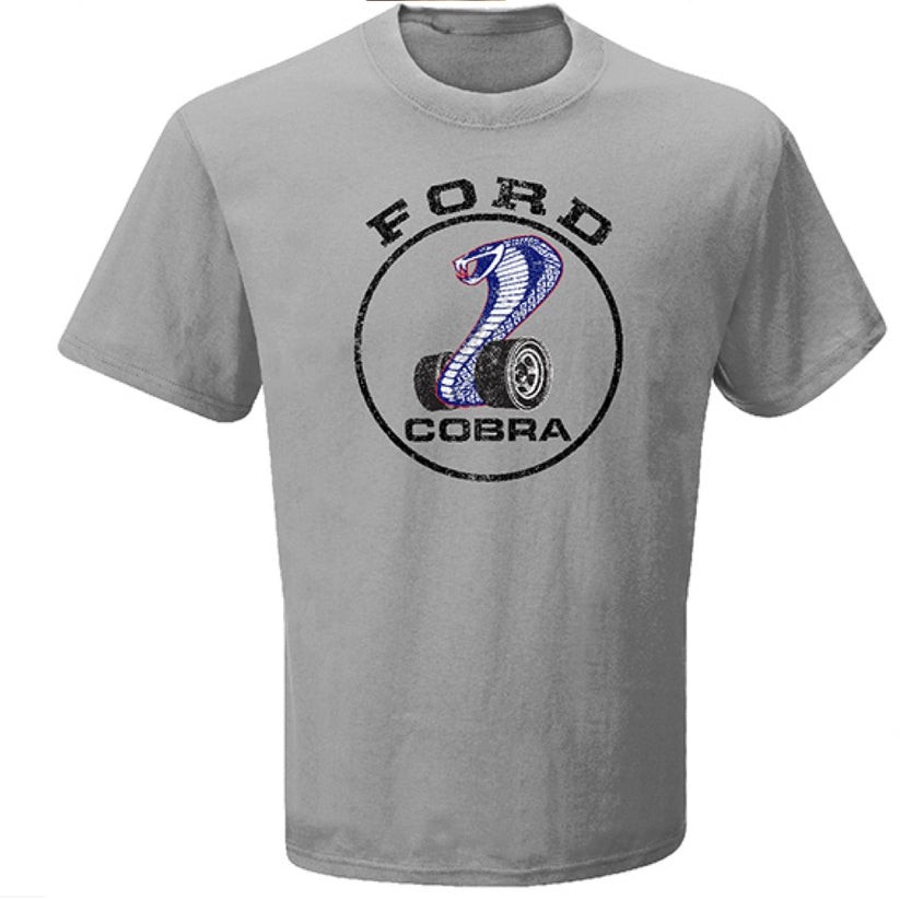 Cobra T-shirt with Ford Cobra logo motif Muscle Car Graphic Unisex T-Shirt
