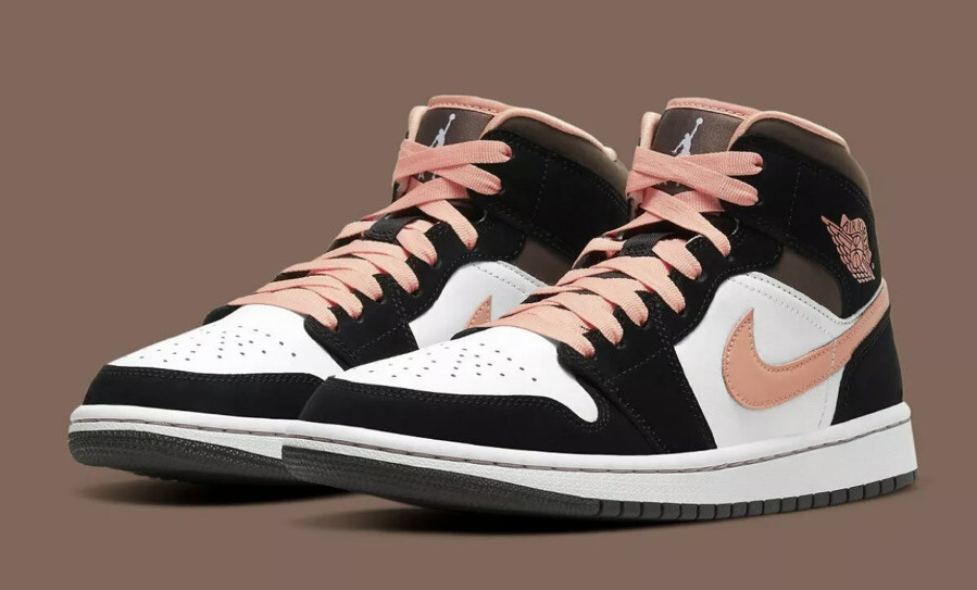 Nike Air Jordan 1 Mid SE Peach Mocha Women Size 12 / Men’s Size 10.5 DH0210-100