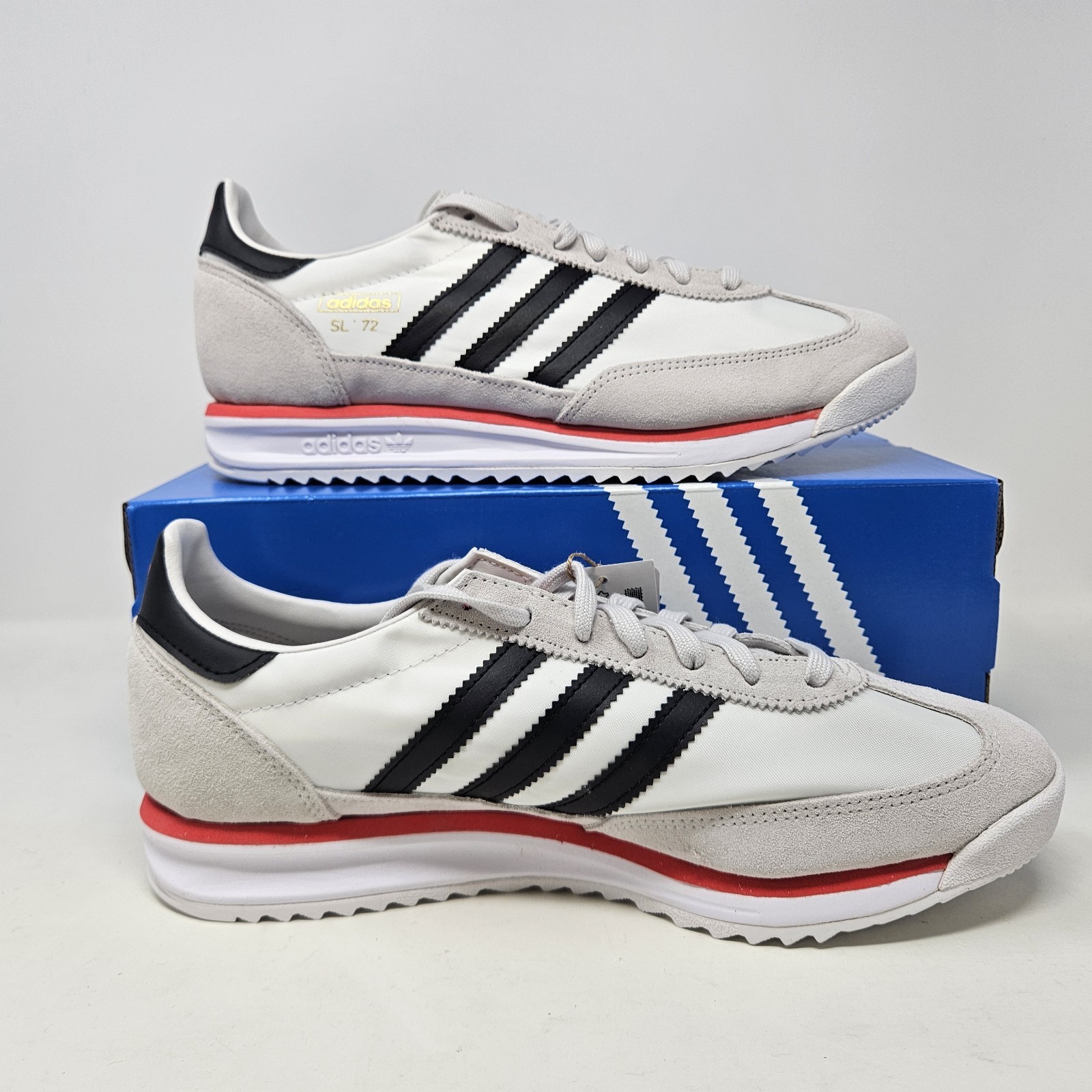 Adidas SL72 RS ‘White Black Red’ Classic Sneakers / JS0746 / Men’s Size 12