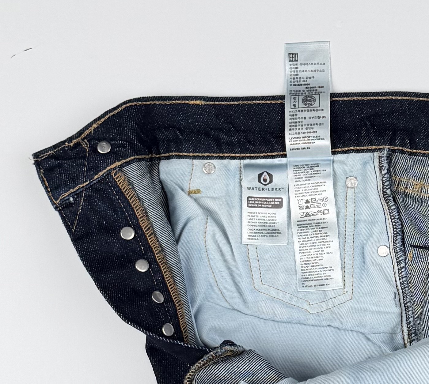 Levi’s Premium 501 Original STRAIGHT LEG Jeans Men 34×32- Blue 00501-1484 NWT