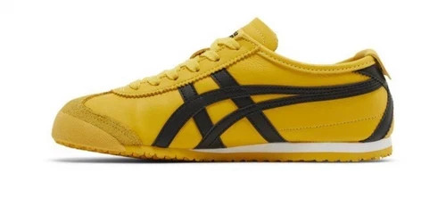 Onitsuka Tiger Mexico 66 Yellow Black Sneakers 1183C102-751 Kill Bill Shoes M8.5