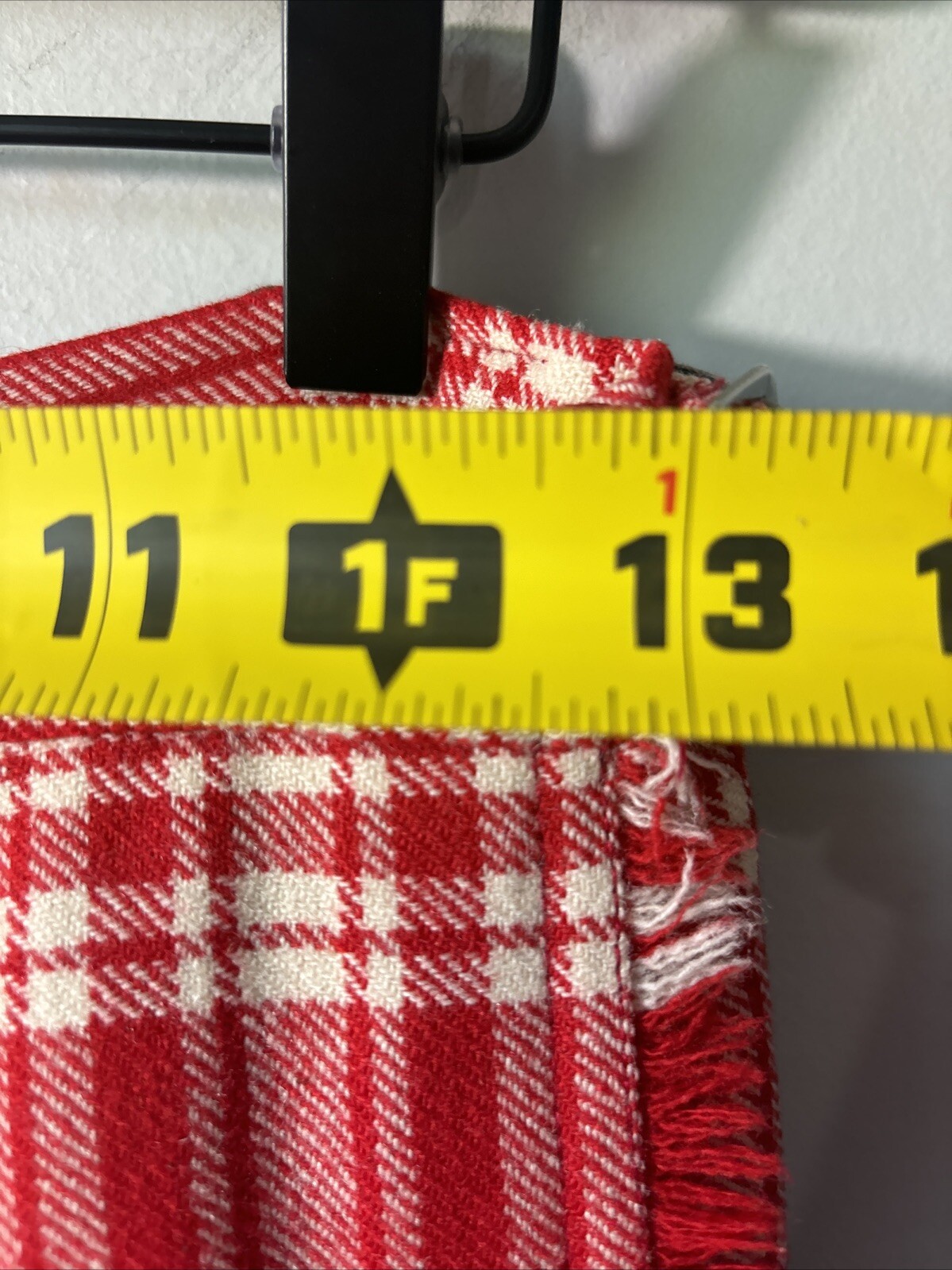 Highlander Handmade Kilt Authentic Woven Tartan 26″ waist (12)Red White Plaid
