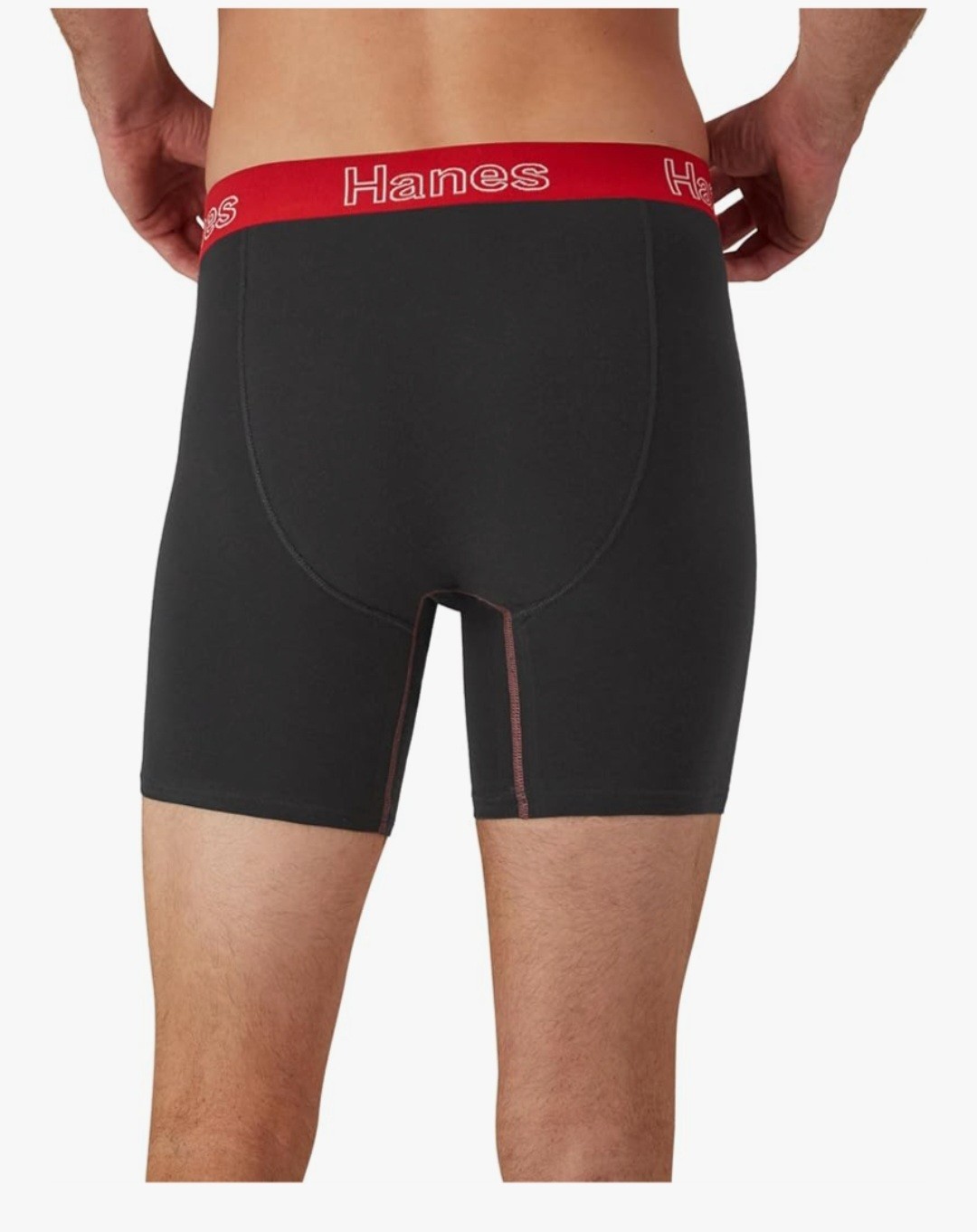 Hanes Men’s Boxer Brief Underwear 6 Pack, Stretch Cotton Boxer Briefs for Men