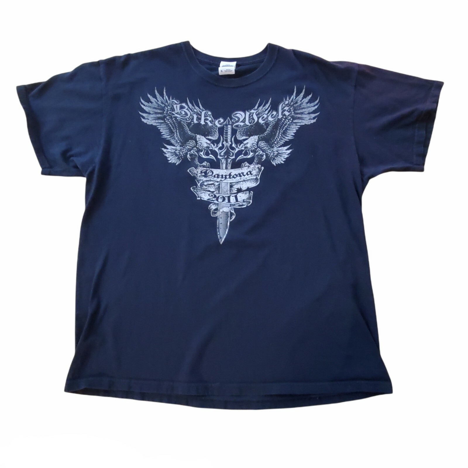 Daytona Beach, Florida Bike Week 2011 Motorcycle Eagle Sword Men’s XL / X-Large