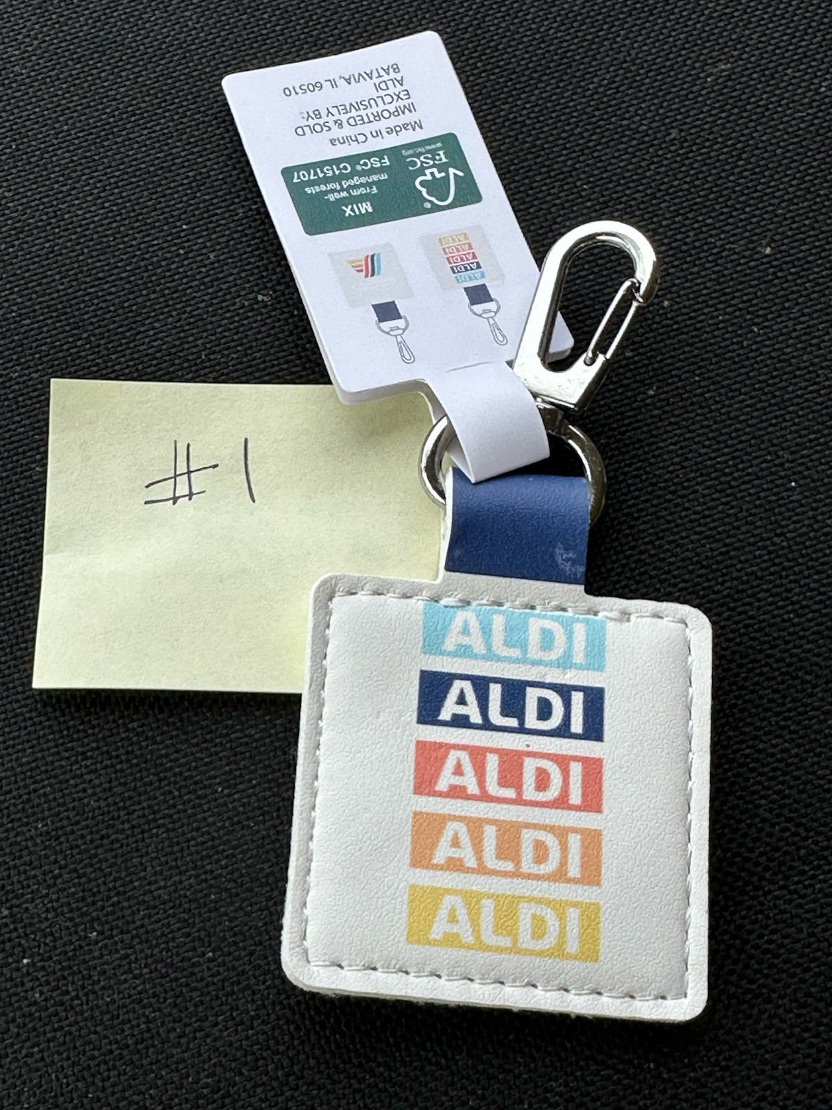 Aldi Shopping Cart Quarter Holder Keychain ~ You Choose ~ New with tags