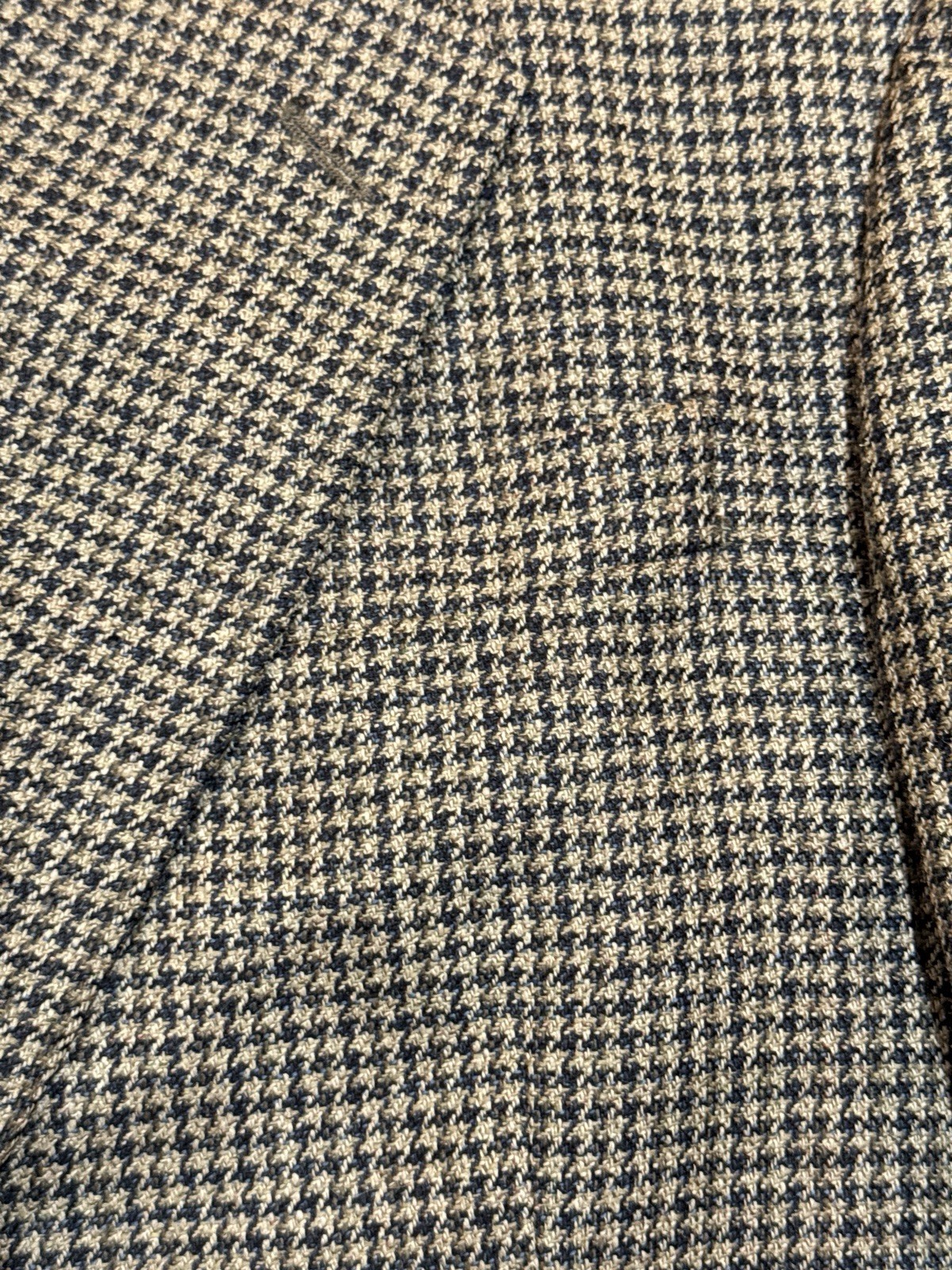 Deansgate 42R Silk Wool Houndstooth Sport Coat Tailors Row Single Vent