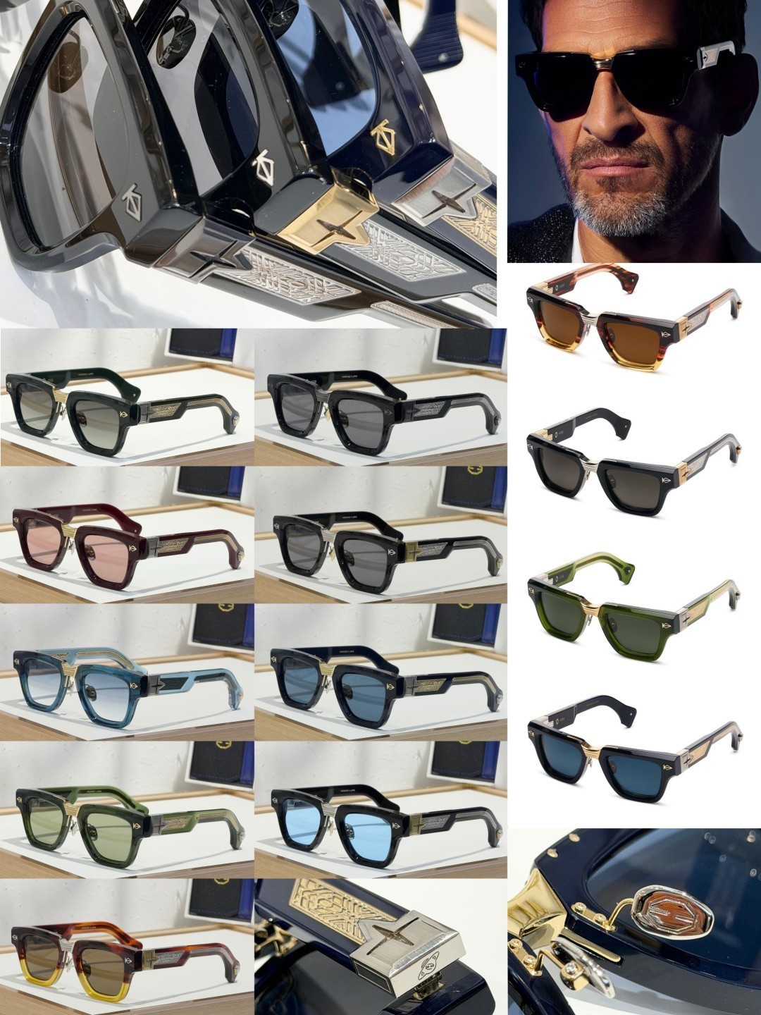 T-HENRI GALACTIQUE Sunglasses Size 50-23-145 New
