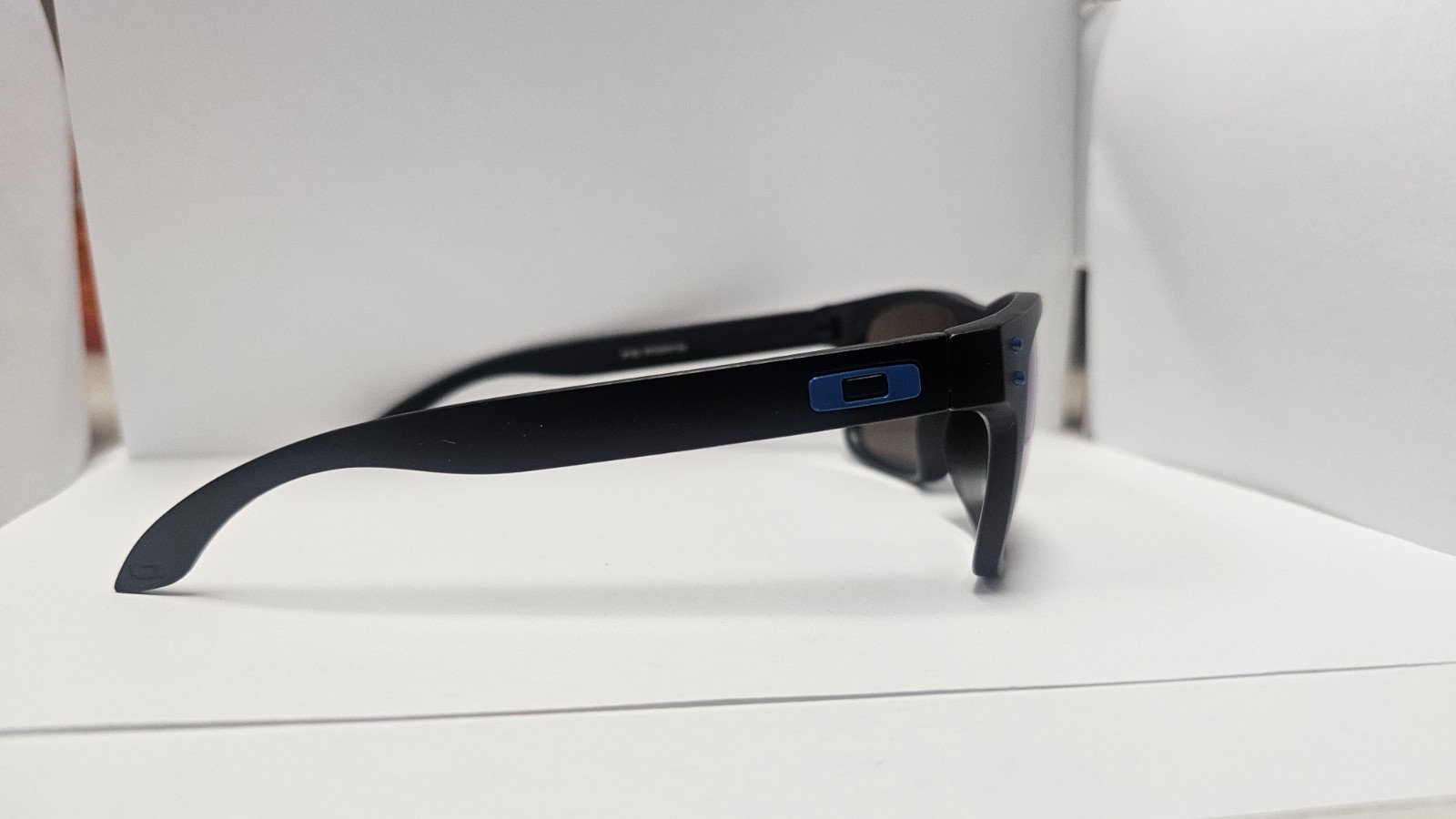 Holbrook Style Black Frames with Dark Blue UV400 Lens Sunglasses