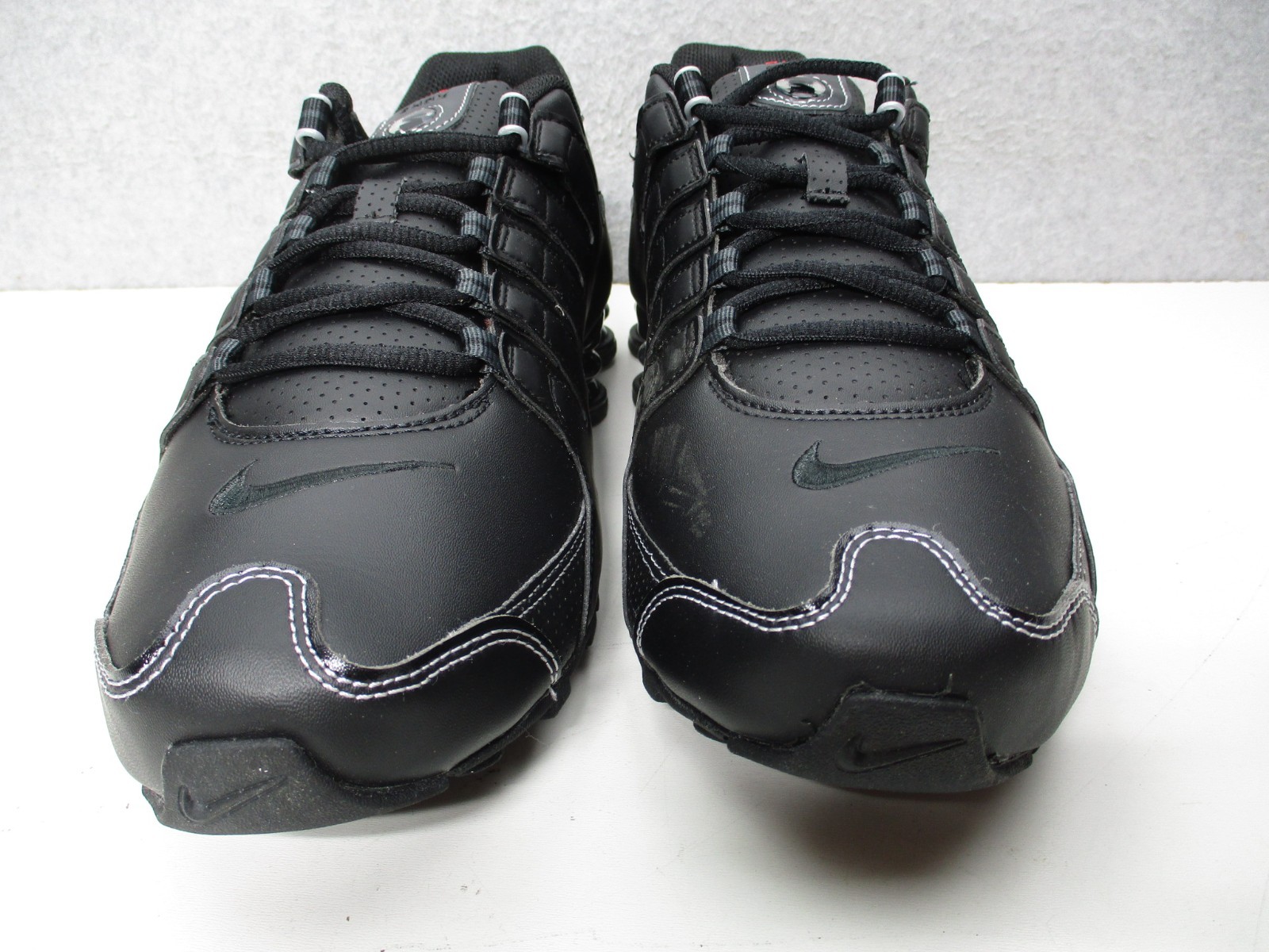 Nike Shox NZ Black Black Varsity Red Sneaker Shoes Mens Size 11