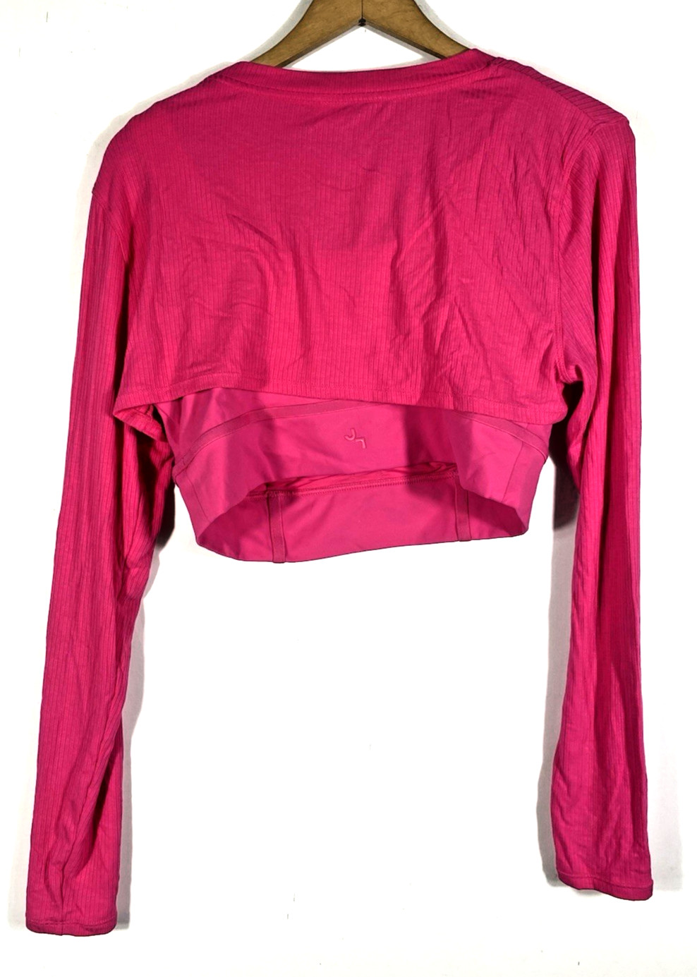 Joy Lab Activewear Set Size L XL Pink Crop Bolero Sports Bra Leggings Flare NEW