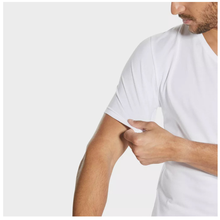 Pair of Thieves Men’s SuperSoft 2-Pack V-Neck Undershirts – White