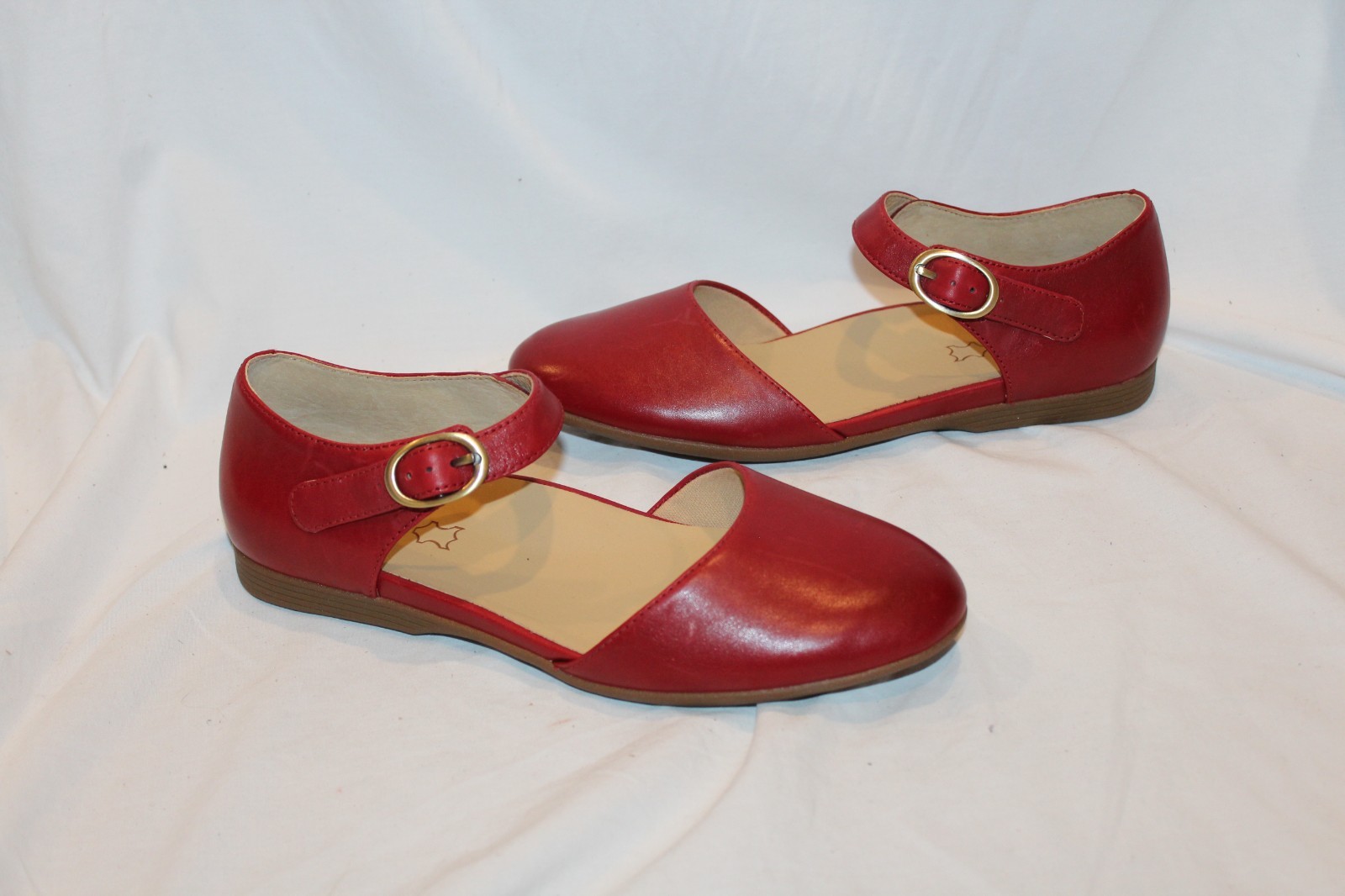 Dansko Liv Burnished Nappa Leather Strap Mary Jane EU 40 US 9.5-10 NEW RED