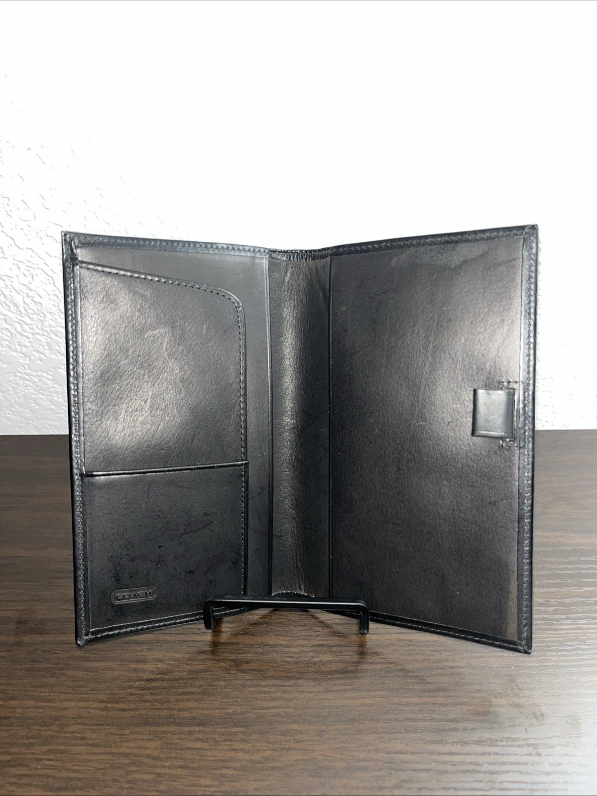 Women/Mens Checkbook Wallet Travel Black checkbook cover NWOT