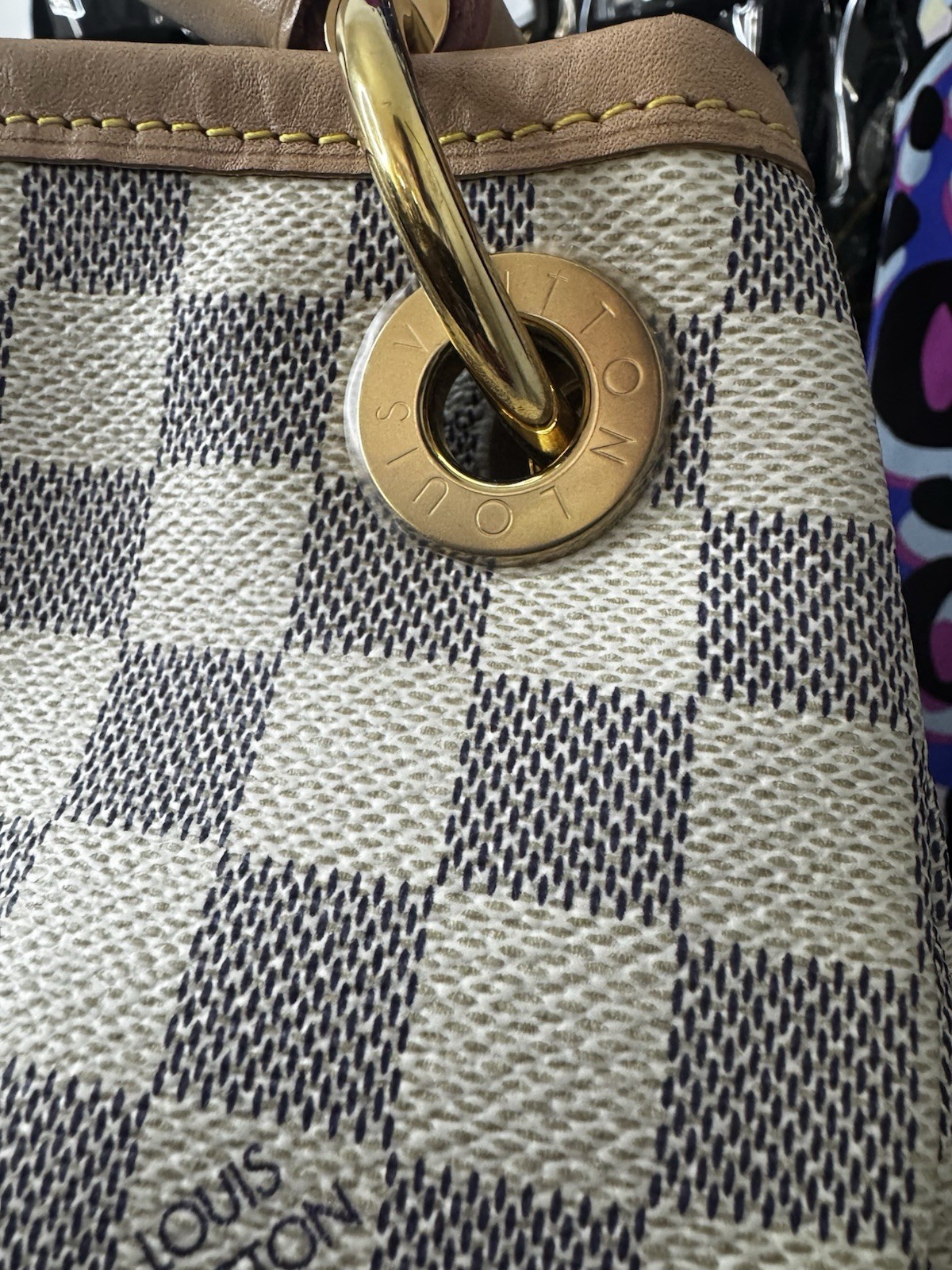 Louis Vuitton Damien Azur Artsy Shoulder Bag MM