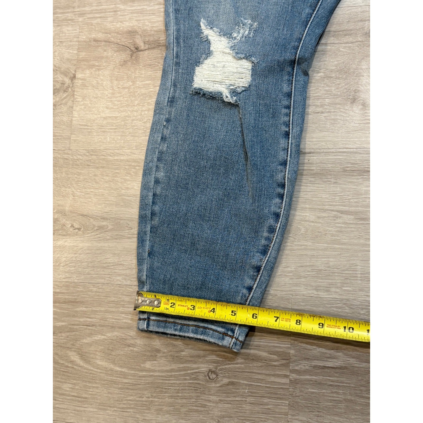 Judy Blue Control Top Skinny Jeans Distressed Denim Size 20W