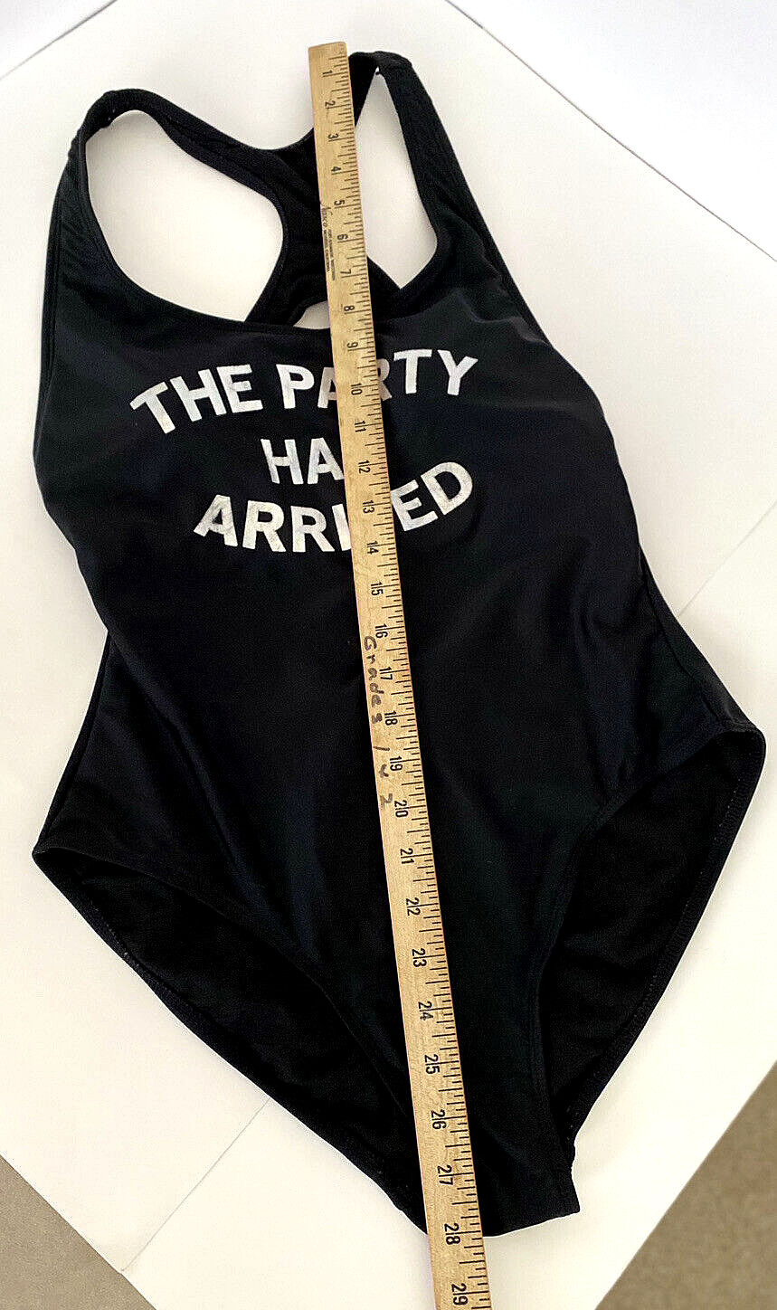 No Boundaries The Party Has Arrived Swimsuit Sz 11-13 Cruise Beach Vacation Fun