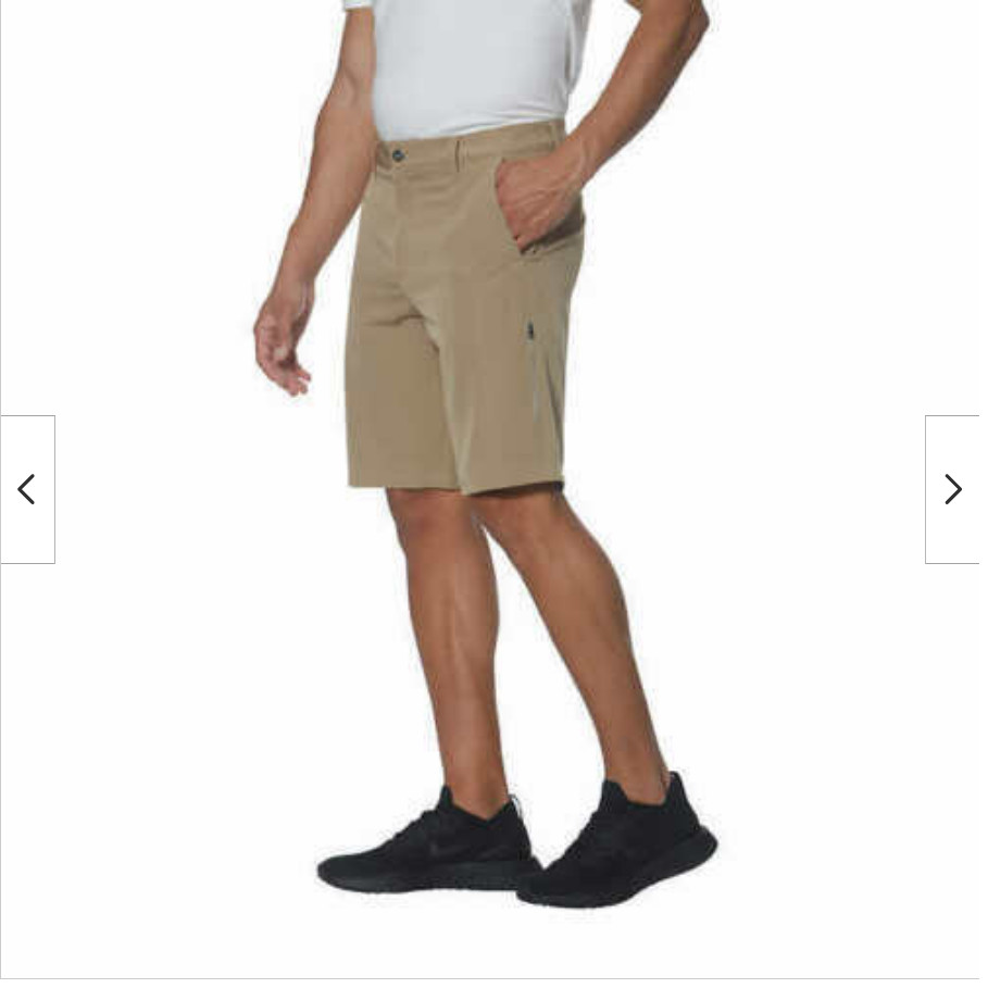 GERRY MEN’S COMFORT 4 WAY STRETCH QUICK DRY UPF TRAIL SHORT(KHAKI 40W)NWT