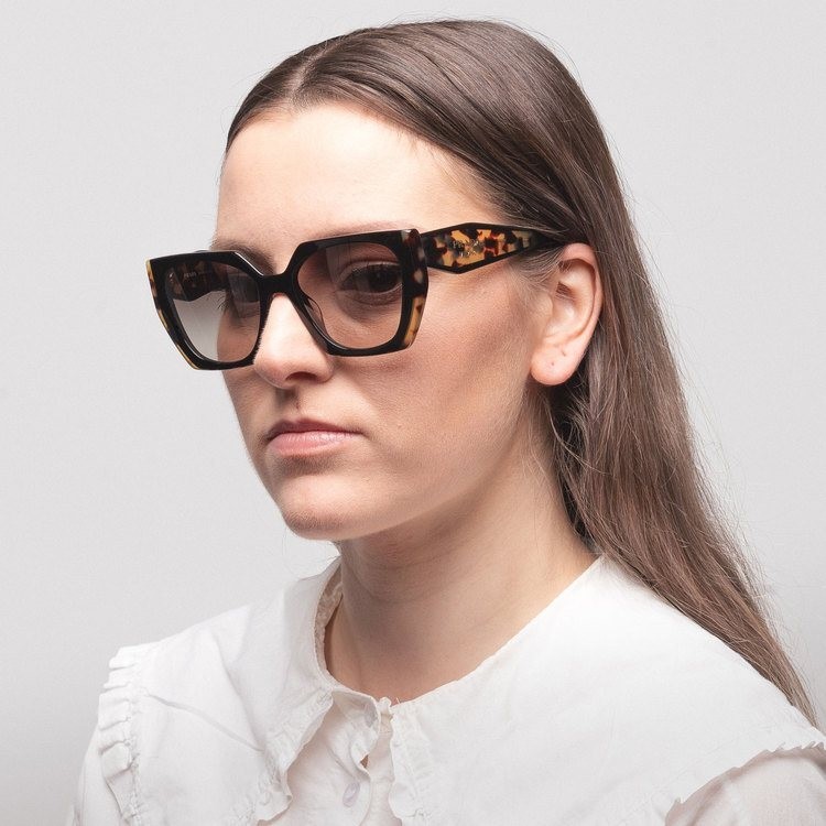 PRADA PR 15WS 3890A7 Black Grey Gradient 54 mm Women’s Sunglasses
