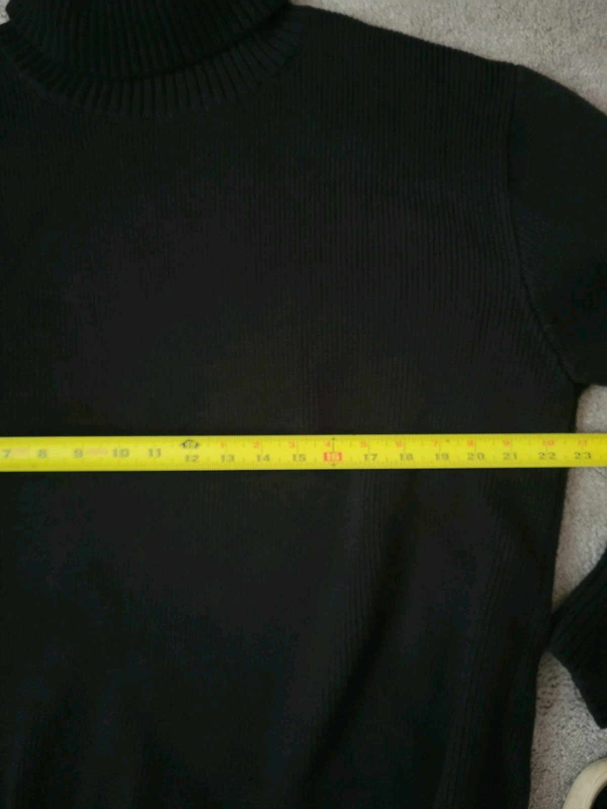 Quince Black 100% Organic Cotton Turtleneck Sweater XL